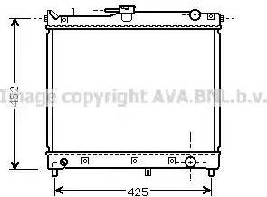 Ava Quality Cooling SZ 2055 - Radiatore, Raffreddamento motore www.autoricambit.com