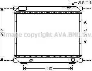 Ava Quality Cooling SZ 2065 - Radiatore, Raffreddamento motore www.autoricambit.com