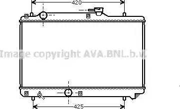 Ava Quality Cooling SZ 2035 - Radiatore, Raffreddamento motore www.autoricambit.com