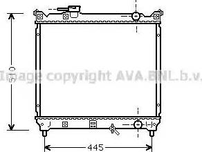 Ava Quality Cooling SZ 2033 - Radiatore, Raffreddamento motore www.autoricambit.com