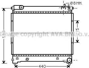 Ava Quality Cooling SZ 2074 - Radiatore, Raffreddamento motore www.autoricambit.com