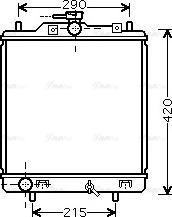 Ava Quality Cooling SZ 2076 - Radiatore, Raffreddamento motore www.autoricambit.com