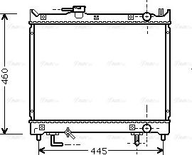 Ava Quality Cooling SZ 2071 - Radiatore, Raffreddamento motore www.autoricambit.com