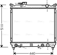 Ava Quality Cooling SZ 2072 - Radiatore, Raffreddamento motore www.autoricambit.com