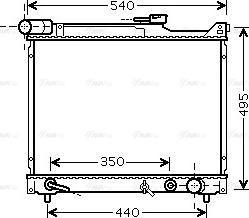 Ava Quality Cooling SZ 2077 - Radiatore, Raffreddamento motore www.autoricambit.com