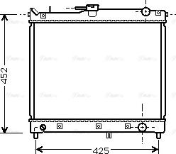 Ava Quality Cooling SZA2055 - Radiatore, Raffreddamento motore www.autoricambit.com