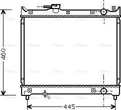 Ava Quality Cooling SZA2015 - Radiatore, Raffreddamento motore www.autoricambit.com