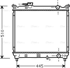 Ava Quality Cooling SZA2033 - Radiatore, Raffreddamento motore www.autoricambit.com