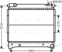 Ava Quality Cooling SZA2074 - Radiatore, Raffreddamento motore www.autoricambit.com