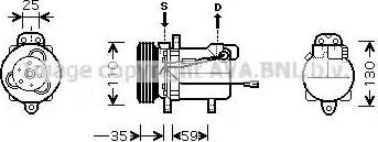 Ava Quality Cooling SZAK069 - Compressore, Climatizzatore www.autoricambit.com