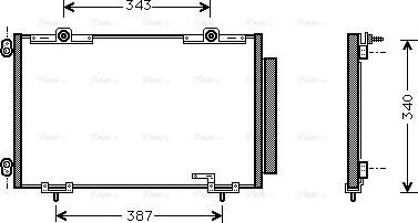 Ava Quality Cooling TO5266D - Condensatore, Climatizzatore www.autoricambit.com