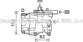 Ava Quality Cooling TOK583 - Compressore, Climatizzatore www.autoricambit.com