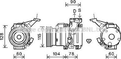 Ava Quality Cooling TOK609 - Compressore, Climatizzatore www.autoricambit.com