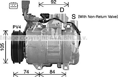 Ava Quality Cooling TOK763 - Compressore, Climatizzatore www.autoricambit.com