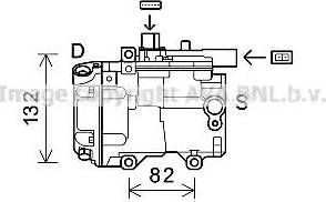 Ava Quality Cooling TOK707 - Compressore, Climatizzatore www.autoricambit.com