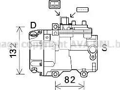 Ava Quality Cooling TOK723 - Compressore, Climatizzatore www.autoricambit.com