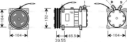 Ava Quality Cooling UVAK045 - Compressore, Climatizzatore www.autoricambit.com