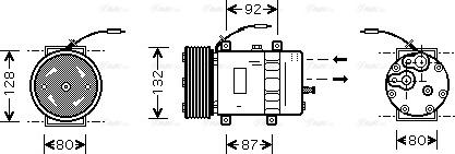 Ava Quality Cooling VLAK030 - Compressore, Climatizzatore www.autoricambit.com