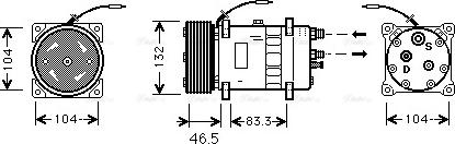 Ava Quality Cooling VLAK026 - Compressore, Climatizzatore www.autoricambit.com