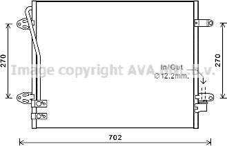 Ava Quality Cooling VN5322 - Condensatore, Climatizzatore www.autoricambit.com