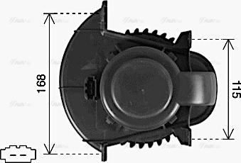 Ava Quality Cooling VN8435 - Ventilatore abitacolo www.autoricambit.com