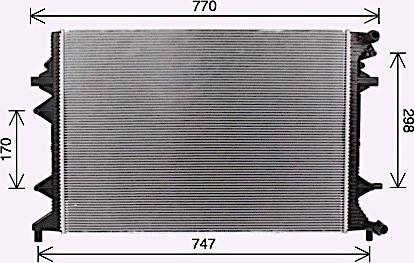 Ava Quality Cooling VN2415 - Radiatore bassa temperatura, Intercooler www.autoricambit.com