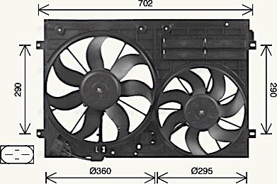 Ava Quality Cooling VN7551 - Ventola, Raffreddamento motore www.autoricambit.com