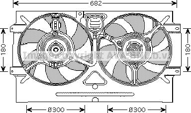 Ava Quality Cooling VN7518 - Ventola, Raffreddamento motore www.autoricambit.com