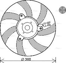 Ava Quality Cooling VN7527 - Ventola, Raffreddamento motore www.autoricambit.com