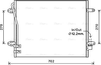 Ava Quality Cooling VNA5322 - Condensatore, Climatizzatore www.autoricambit.com