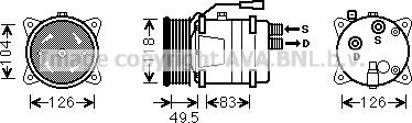 Ava Quality Cooling VNK303 - Compressore, Climatizzatore www.autoricambit.com