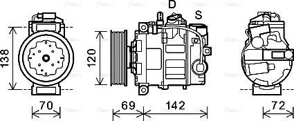 Ava Quality Cooling VNK321 - Compressore, Climatizzatore www.autoricambit.com