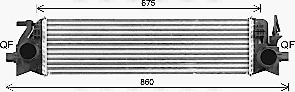 Ava Quality Cooling VO4305 - Intercooler www.autoricambit.com