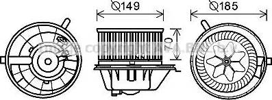 Ava Quality Cooling VW8337 - Elettromotore, Ventilatore abitacolo www.autoricambit.com