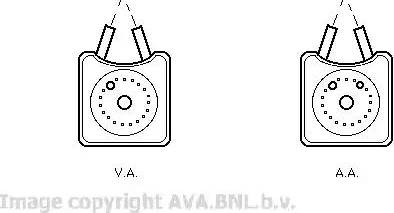 Ava Quality Cooling VW 3147 - Radiatore olio, Olio motore www.autoricambit.com