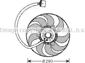 Ava Quality Cooling VW7520 - Ventola, Raffreddamento motore www.autoricambit.com