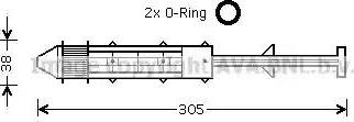 Ava Quality Cooling VW D075 - Essiccatore, Climatizzatore www.autoricambit.com