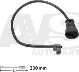 AVS Autoparts 340310 - Contatto segnalazione, Usura past. freno/mat. d'attrito www.autoricambit.com