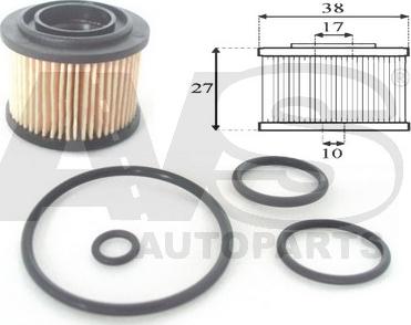 AVS Autoparts G103K - Filtro carburante www.autoricambit.com