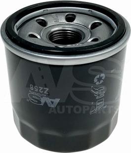 AVSAUTOPARTS Z258 - Filtro olio www.autoricambit.com