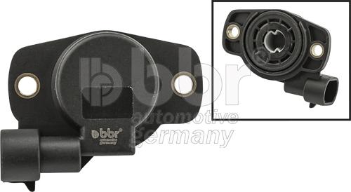 BBR Automotive 001-10-16865 - Sensore, Regolazione valvola farfalla www.autoricambit.com