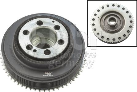 BBR Automotive 001-10-29904 - Puleggia cinghia, Albero a gomiti www.autoricambit.com