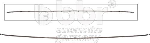 BBR Automotive 001-10-27906 - Modanatura decorativa/ protettiva, Paraurti www.autoricambit.com