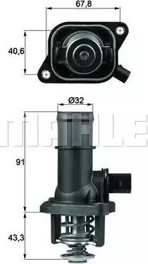 Behr TI 16 105 - Termostato, Refrigerante www.autoricambit.com