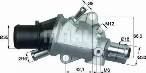 Behr TI 126 88 - Termostato, Refrigerante www.autoricambit.com