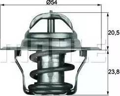 BEHR TX 14 80D - Termostato, Refrigerante www.autoricambit.com