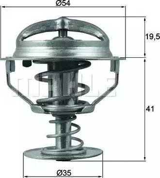 Behr TX 164 82D - Termostato, Refrigerante www.autoricambit.com