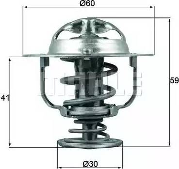 Behr TX 177 82D - Termostato, Refrigerante www.autoricambit.com