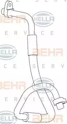 BEHR HELLA Service 9GS 351 338-691 - Condotto alta pressione, Climatizzatore www.autoricambit.com