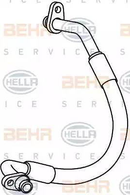 BEHR HELLA Service 9GS 351 337-781 - Condotto alta pressione, Climatizzatore www.autoricambit.com